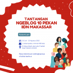 Tantangan Ngeblog 10 Pekan IIDN Makassar